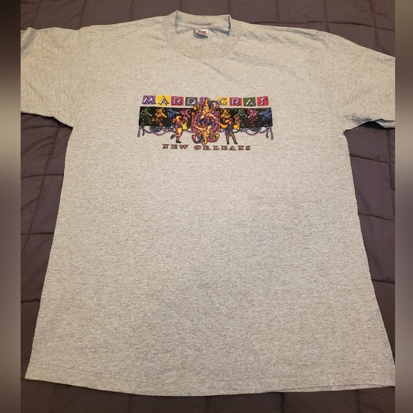 Vintage Mardi Gras T- Shirt, X-Large - Picture 1 of 5